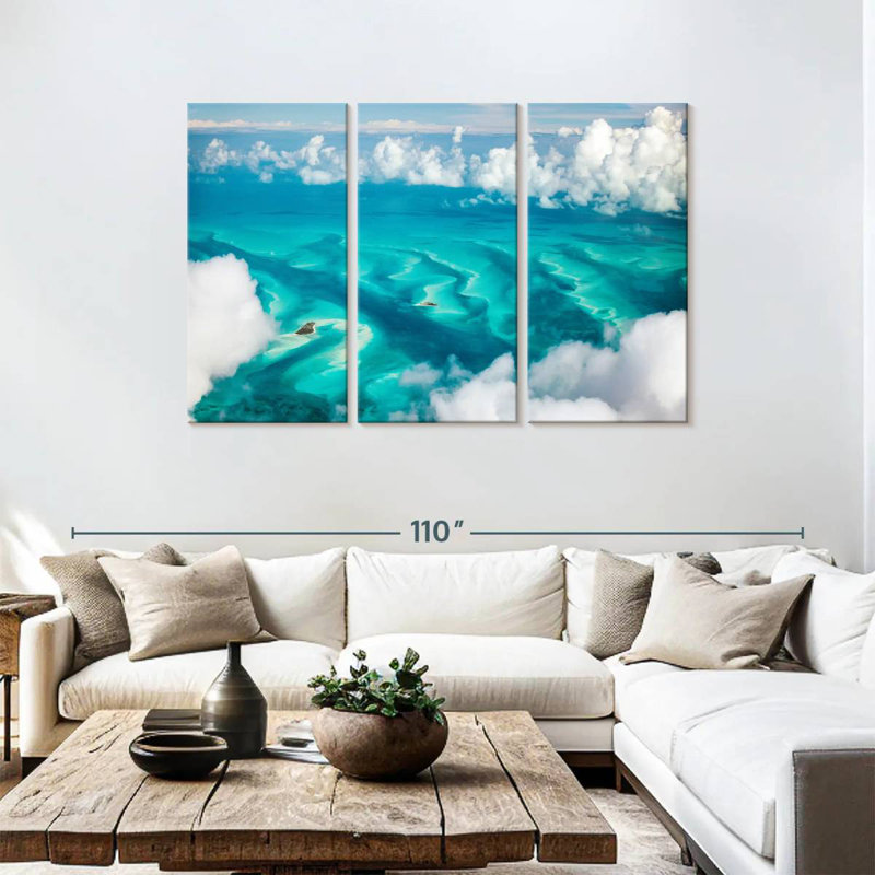 Gillard Bahamas Clouds, 48" H x 74" W