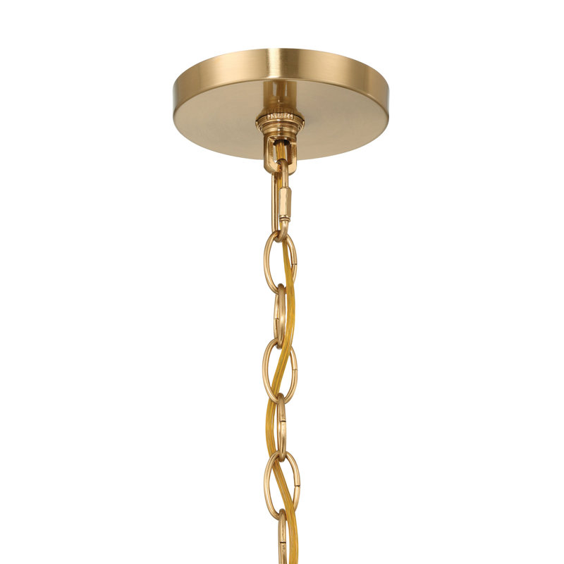 Lustre candélabre en métal 4 lumières Ilvo