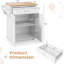 Îlot de cuisine 32 po Pamphilos-394116275