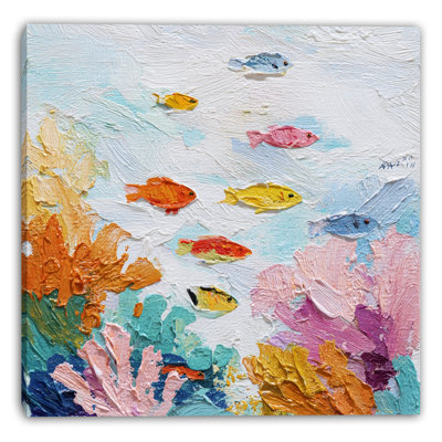 Art mural sur toile tendue Tropical Harmony
