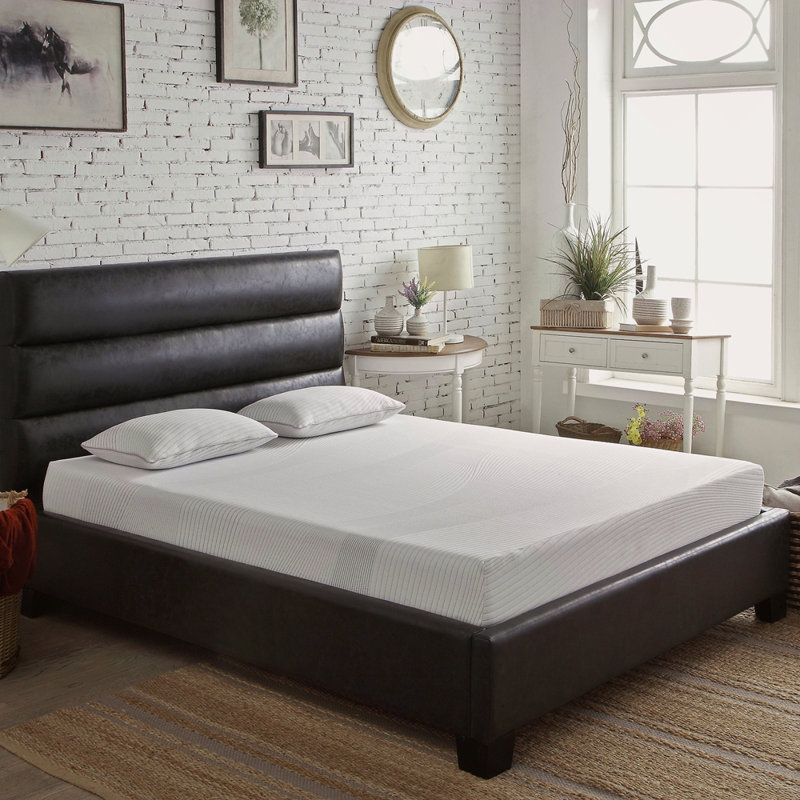 Matelas en mousse viscoélastique imprégnée de cuivre 8 pouces, Très grand simple