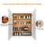 27"W * 30"H * 12"D Shaker White Wall Kitchen Cabinet with Adjustable Shelves-860667805-814792622