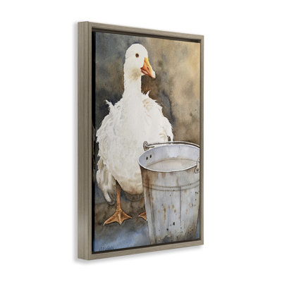 Duck & Country Pail Floating Frame, design by Stephanie Fielden