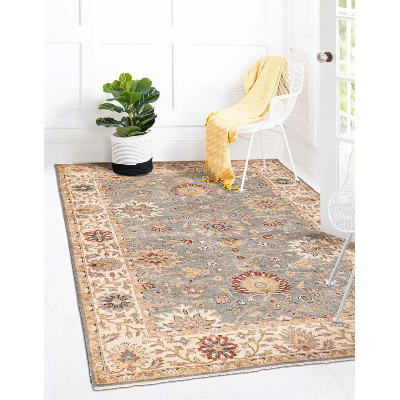 Jules Serapi Blue Rug 5'11" x 8'10"