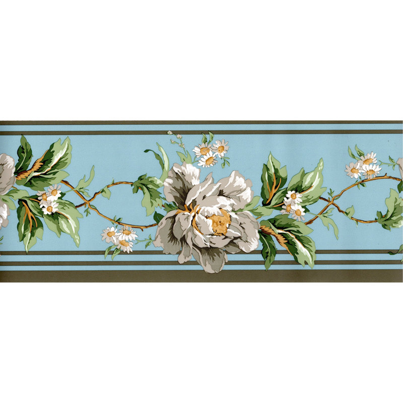 Minelba Peonies And Daisies Border