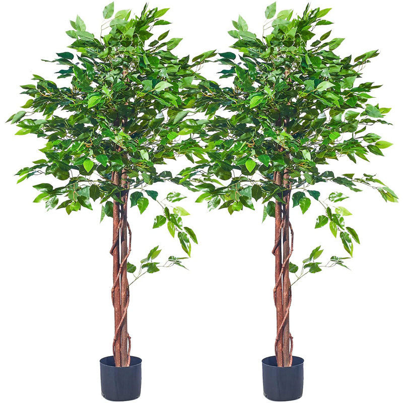 Ficus artificiel en pot par Maydear, H 70 po x l 8 po x P 8 po