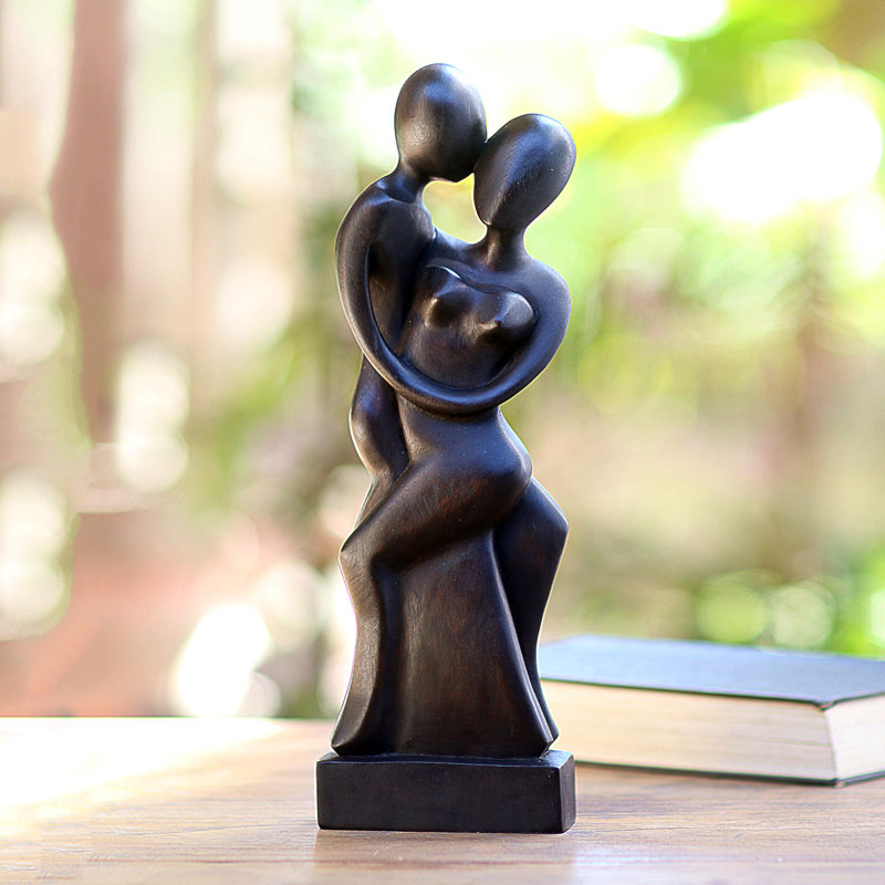 Statue en bois love Motter