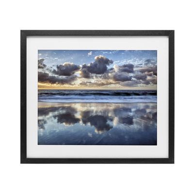 «Reflection Clouds Seascape», reproduction encadrée sous verre, conception de Superstock Partners LLC