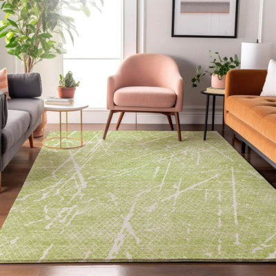 Premium Machine Washable Cerrito Aloe Rug