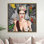 Art sur toile Frida Kahlo: décoration intérieure imprimée avec un design élégant