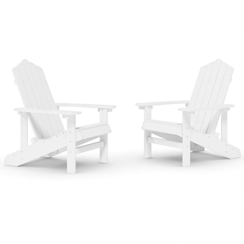 Horace Outdoor Adirondack Chair, White