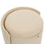 Fauteuil demi-tonneau rembourré avec pivotement à 360 ° et rangement intégré-1894460855-1894460853