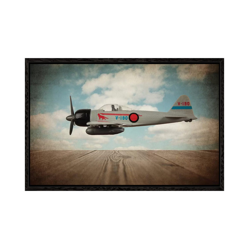 Zero 1 Piece Wall Art on Canvas, 101.6 cm H x 66.04 cm W, Black Framed