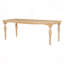 Table de salle à manger extensible rétro Vintage 82,7 pouces avec rallonge amovible de 23,6 pouces