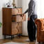 Commode 4 tiroirs 23,62 po Mid-Century
