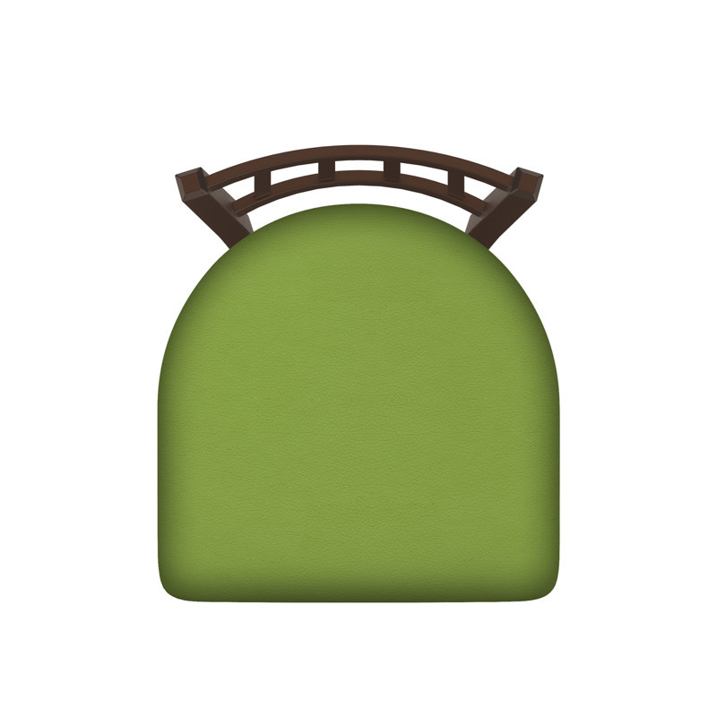 Chaise Contessa 610, Vinyle - Canter Kiwi - vert, Bronze