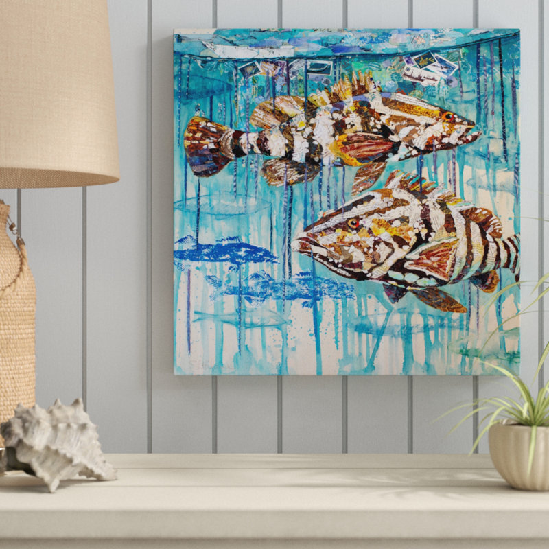 Elizabeth St. Hilaire - Wrapped Canvas Painting, 45cm H x 45cm W x 3.81cm D