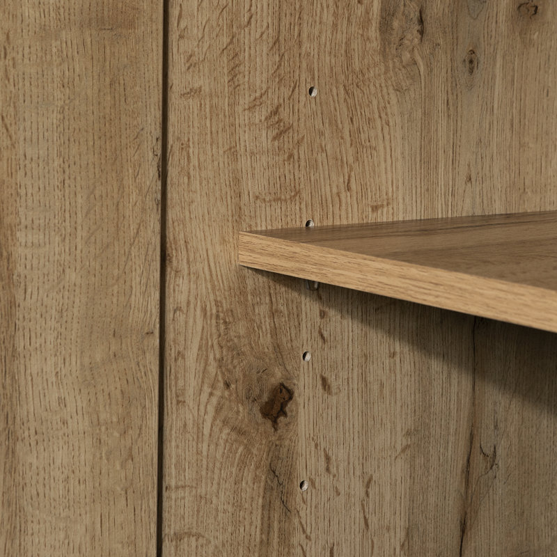Ezra 29.25" Nordik Oak 2-Door Credenza with Drawers