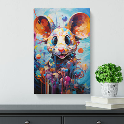 Mouse Abstract No.3 - Wrapped Canvas