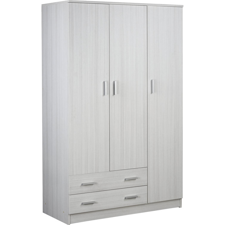Ebern Designs Faiqa 3 Door Manufactured Wood Wardrobe | Wayfair.co.uk