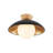 Briceson Modern Glass Bubble Flush Mount