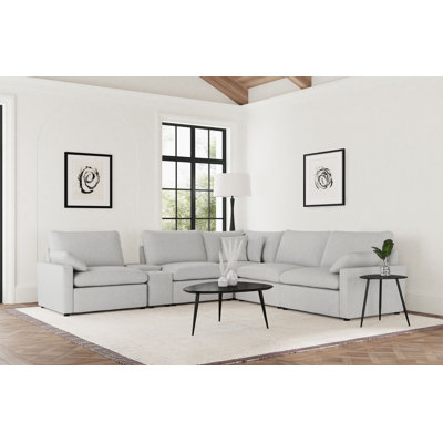 Collins 6-Piece Modular Power Reclining Sectional Grey