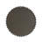 36" Round Wood Beaded Mirror