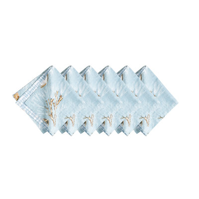 Mersinlik 100% Cotton Nautical Square Napkin
