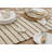 Striped 100% Cotton Table Runner