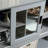 Sideboard Buffet Table With Doors,Grey