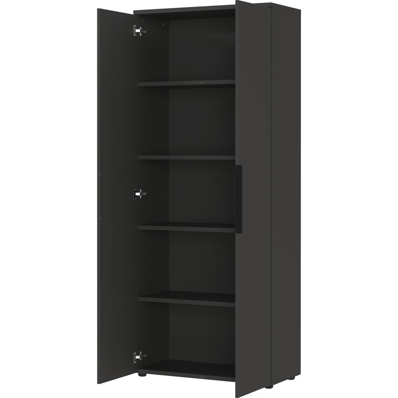 Mapua 6 -Door Storage Cabinet, Graphite