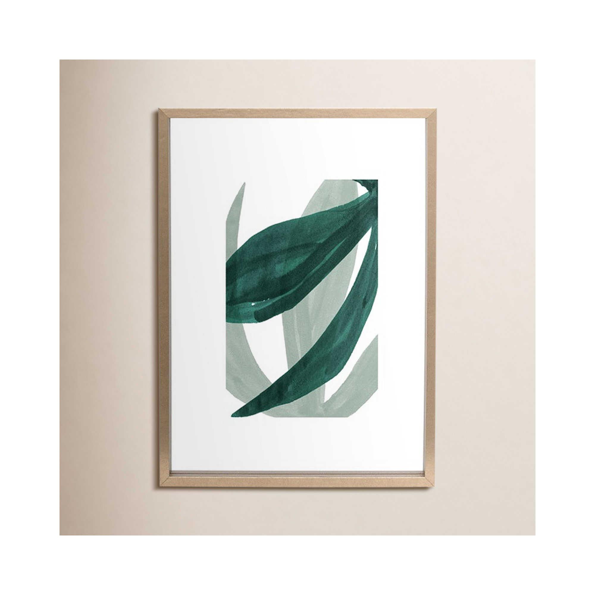 Cosima Gold Wood Floater Picture Frame, 17" H x 13" W x 1.5" D