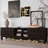 Modern Mid-Century Media Console With 4 Drawers And Cable Management, Tv Console Table For Tvs Up To 75",Entertainment Center-505632594