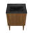 Bosse 24" Freestanding Bathroom Vanity in Brown Oak with Black 3-Hole Centerset Sink Top-105940851-121676152-105940852