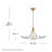 Glenn 3 - Light Steel Dimmable Chandelier-108510857