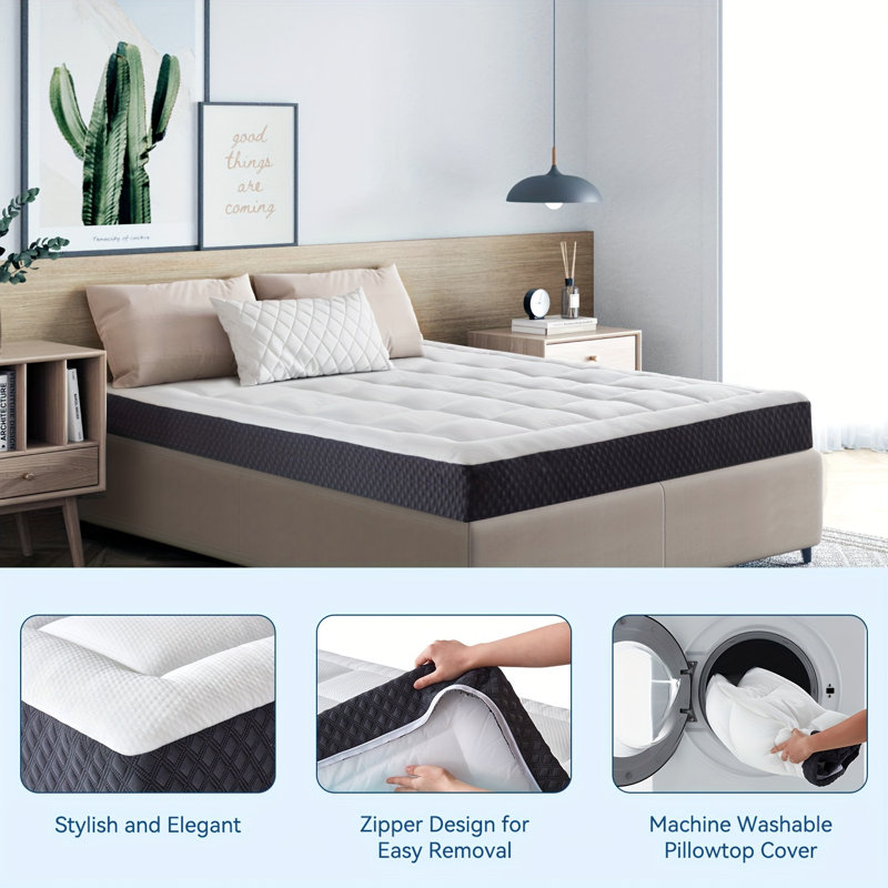 Matelas en mousse à mémoire de forme dans une boîte - Options de 7, 9, 11 pouces, Double, 11"