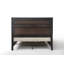 Lit noir avec rangement