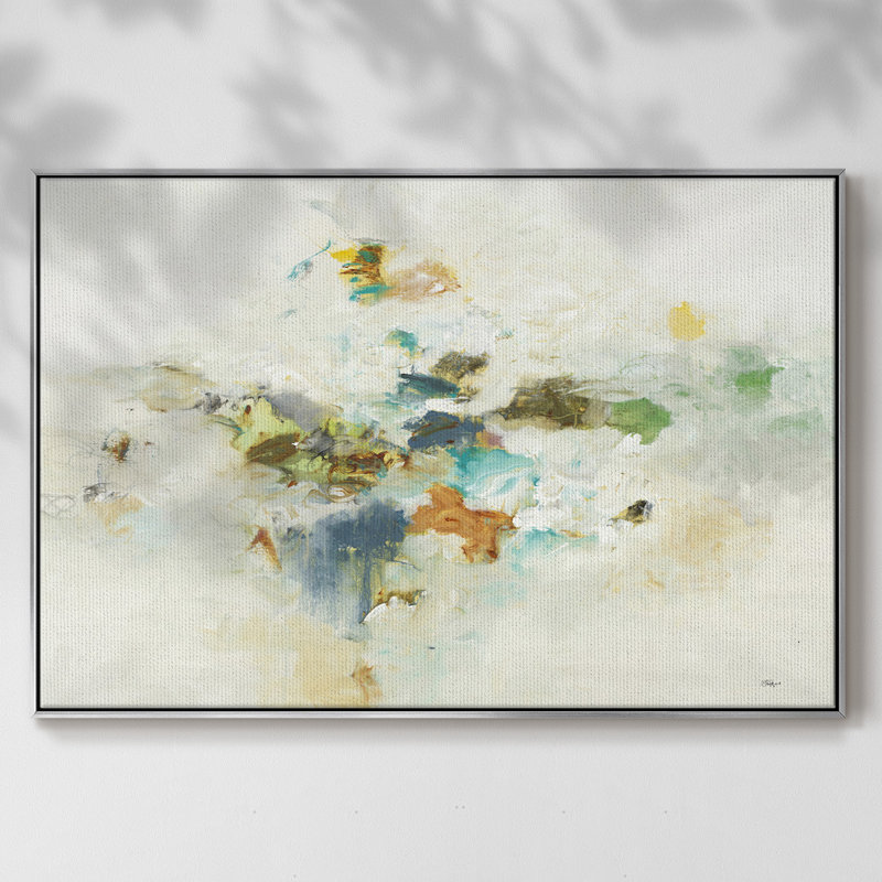 «Whimsy Of One», impression sur papier, Toile avec cadre argenté, H 37 po x l 25 po x P 2 po