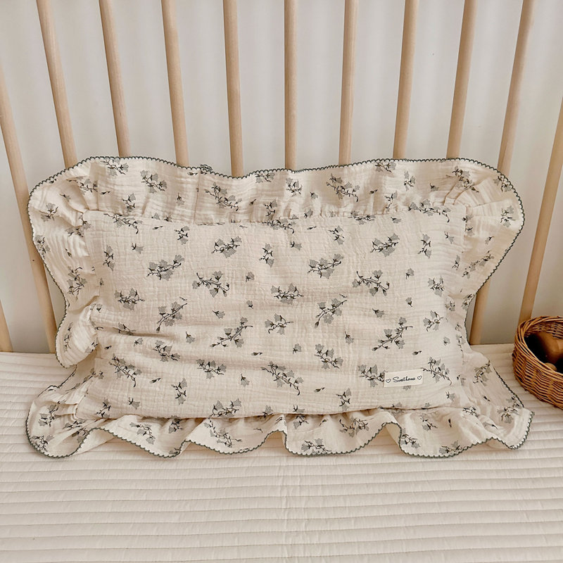 Cute Muslin Cotton Kids Pillowcase