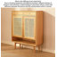 Armoire à chaussures rafraîchissante en chêne massif