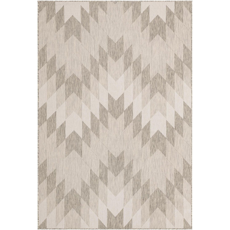 Aucun tapis gris Nykeia, Rectangle 6 pi 1 po x 9 pi