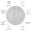 Tucson Vintage Look Machine Washable Non-Slip Area Rug in White/Grey-1001588610
