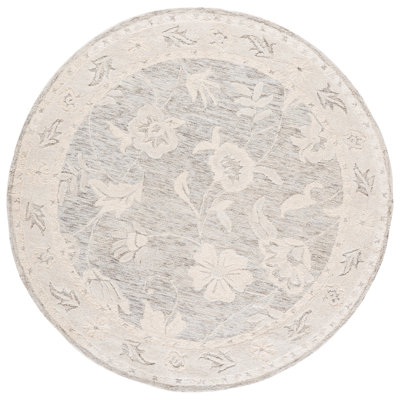 Metro 201 Hand Tufted 50% Wool; 30% Pet; 20% Cotton Floral Rug