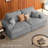 Bianca Left Seat Of The Plush Corduroy Modular Sofa-923478719