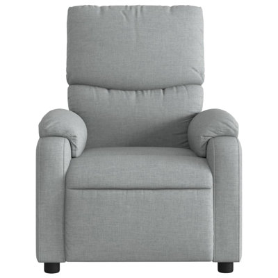 vidaXL 6-Point Massage Recliner Chair for Living Room, Adjustable Back & Footrest, Cup Holder