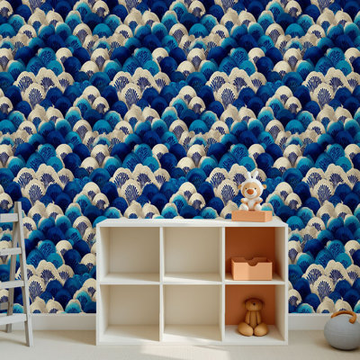 Peel and Stick PVC Wallpaper, Removable Self-Adhesive Wall Covering, Waterproof for Home Decor
