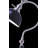 22"H SATIN NICKLE GOOD NECK TABLE LAMP