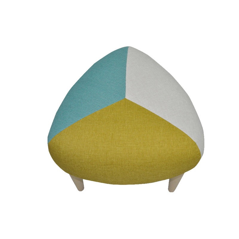 Solid + Manufactured Wood Accent Stool