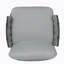 Ensemble de 2 fauteuils club en acier, gris-1333026748-1333026751