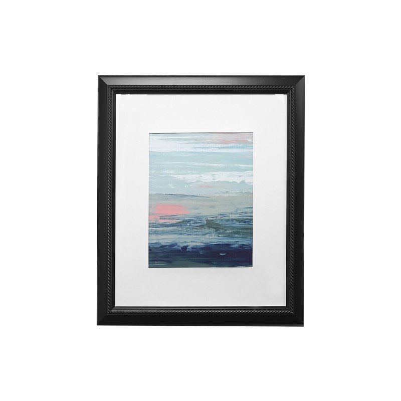 Cadre photo en plastique noir, 10 po x 12 po